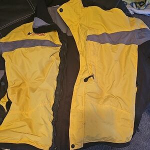 Caterpillar Yellow and Black Outerwear